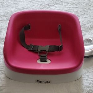 Ingenuity SmartClean Pink Toddler Booster Seat